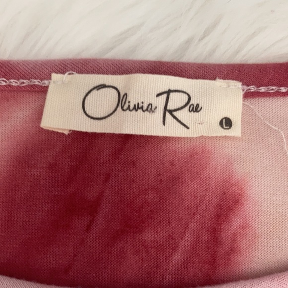 Tie Dye Shirt with ruffle sleeves & tie front - Picture 5 of 9